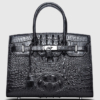 Luxury Genuine Crocodile Handbag for Women-Front