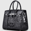 Luxury Genuine Crocodile Handbag for Women-Left