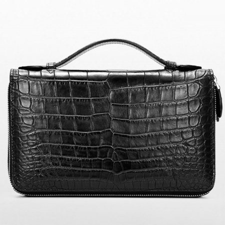 Mens Alligator Clutch Bag, Large Alligator Wallet-2