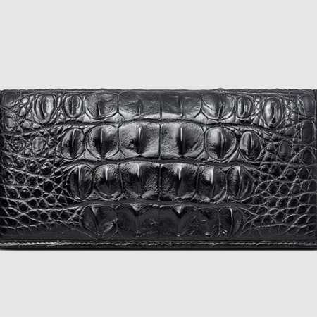 Mens Genuine Crocodile Wallet-Front