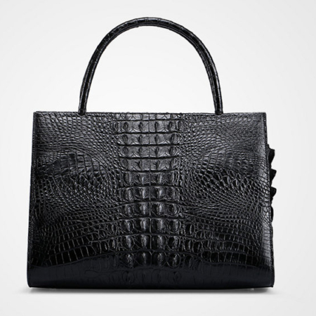 Professional Genuine Crocodile Handbag-Back