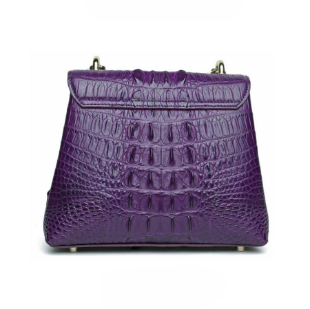 Stylish Alligator Evening Purse-Back