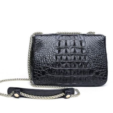 Stylish Alligator Purse, Small Alligator Crossbody Bag-Back