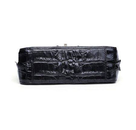 Stylish Alligator Purse, Small Alligator Crossbody Bag-Bottom