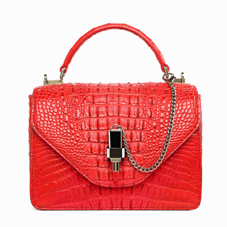 Stylish Crocodile Crossbody Handbag