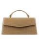 Stylish Crocodile Crossbody Handbags - Khaki
