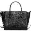 Stylish Crocodile Handbag, Crocodile Tote-Back