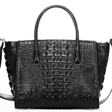 Stylish Crocodile Handbag, Crocodile Tote-Back