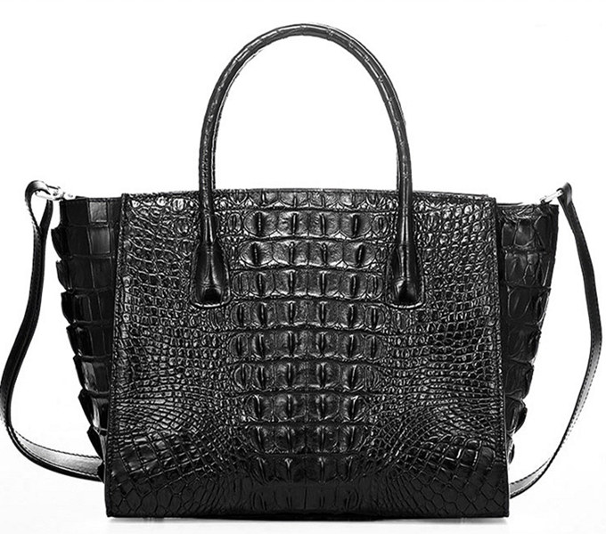 Stylish Crocodile Handbag, Crocodile Tote