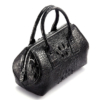 Stylish Crocodile Skin Barrel Bag-Top