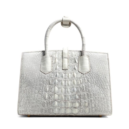 Women Fashion Crocodile Leather Handbags-Back