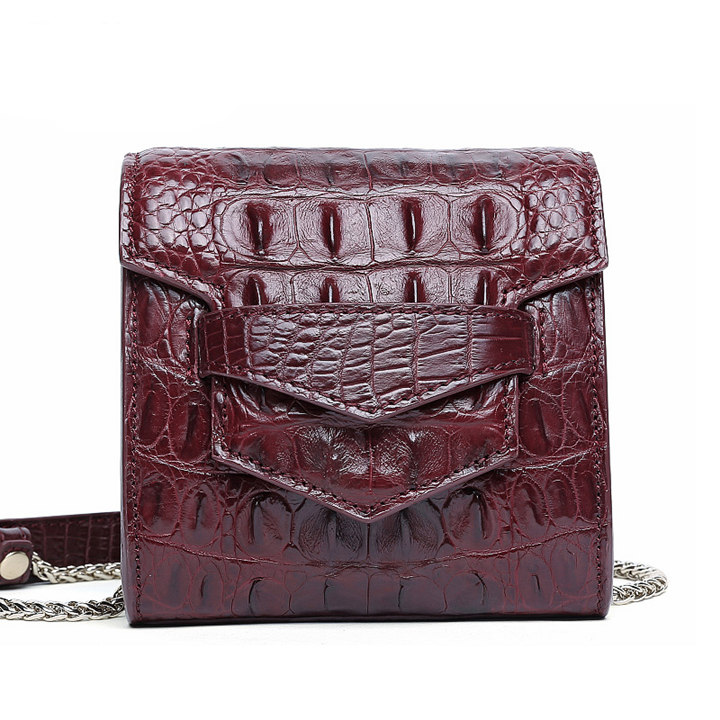 Women's Handmade Leather Alligator Handbag