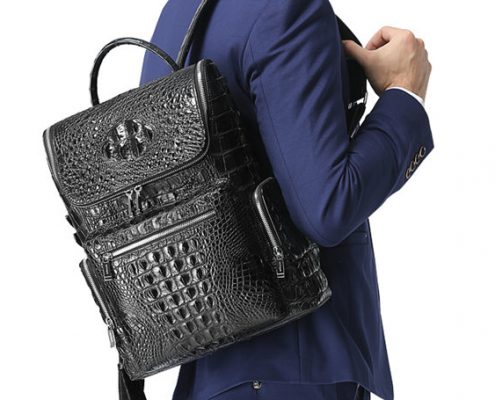 BRUCEGAO’s Crocodile Backpack for Men