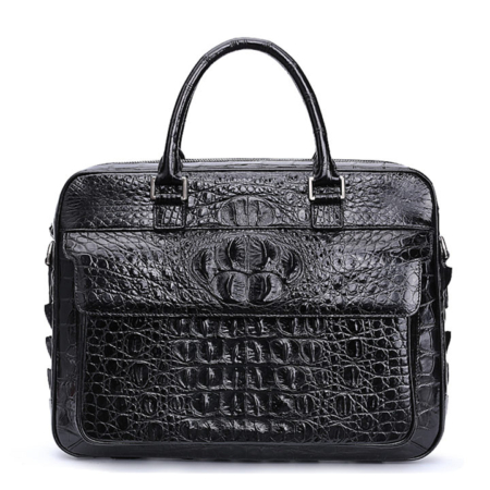 Genuine Alligator Leather 2-piece Spinner Luggage Set