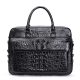 Classic Crocodile Briefcase, Crocodile Shoulder Bag, Crossbody Bag for Men