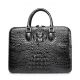 Crocodile Briefcase, Luxury Crocodile Business Bag for Men