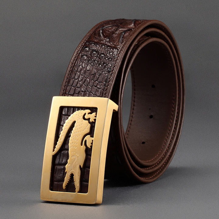 Crocodile Leather Belt-ART.NO 0001