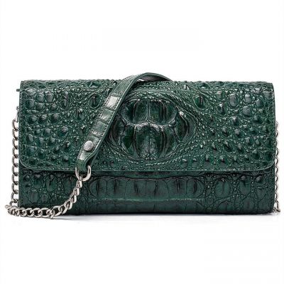 Crocodile Leather Purse, Crocodile Leather Clutch Bag, Crossbody Bag ...