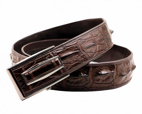 Crocodile belt suitable for men wear