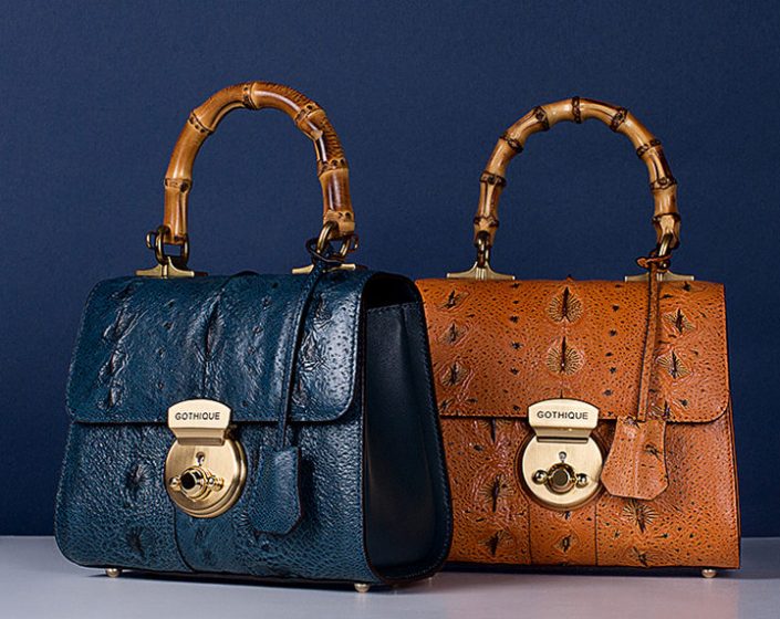 Designer Sturgeon Leather Handbag Crossbody Bag Evening Bag