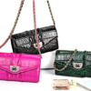 Ladies Crocodile Purse, Evening Crocodile Clutch Bag-Exhibition