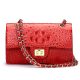 Stylish Evening Crocodile Purse, Crocodile Shoulder Bag