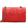Stylish Evening Crocodile Purse, Crocodile Shoulder Bag-Back