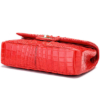 Stylish Evening Crocodile Purse, Crocodile Shoulder Bag-Bottom