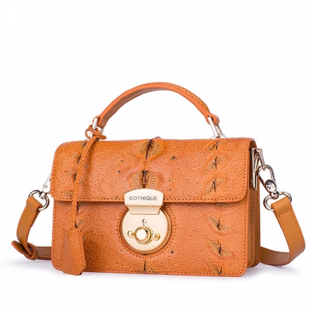 Stylish Sturgeon Leather Handbag, Shoulder Bag, Crossbody Bag Purse-1