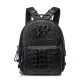 Unisex Crocodile Backpack, Casual Crocodile Laptop Travel Backpacks