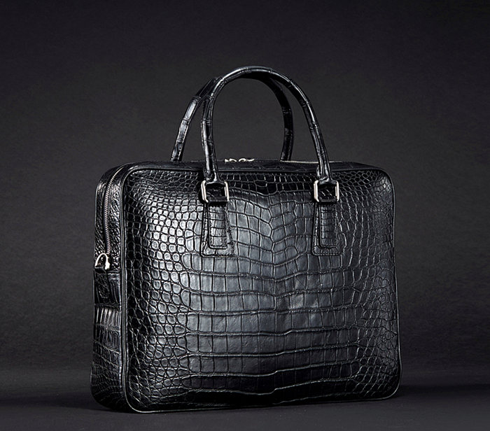 2017 New BRUCEGAO Alligator Bag for Men