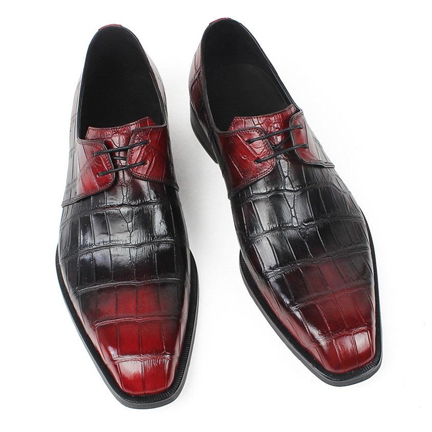 mens crocodile dress shoes