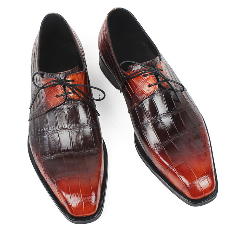 mens crocodile dress shoes