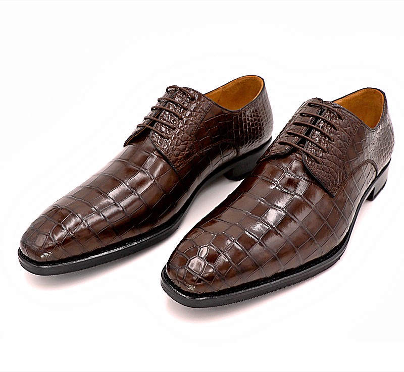 Genuine Alligator Dress Shoes for Men