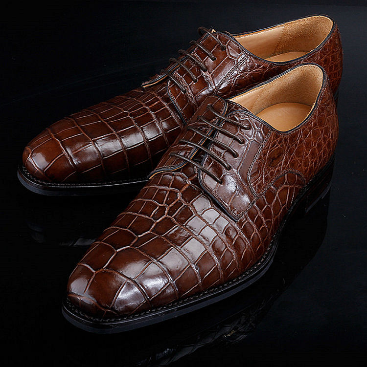 Genuine Alligator Dress  Shoes  for Men 