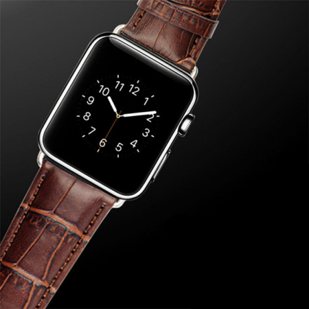 Crocodile Leather Band For Apple Watch
