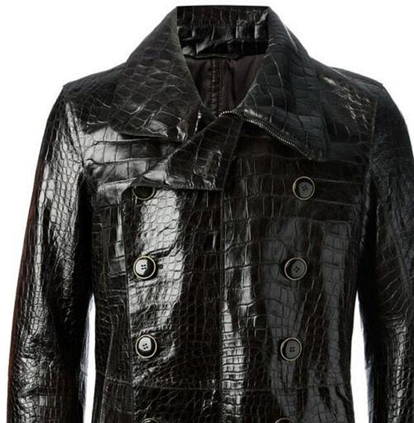 Crocodile Leather Jackets-2017