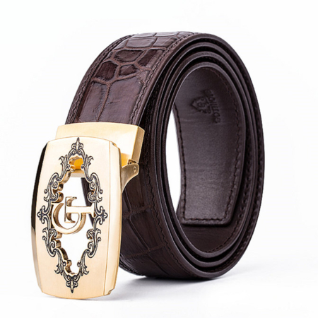 Designer Alligator Belt, Fashion Alligator Belt for Men