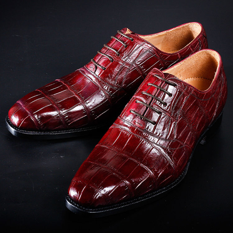 Crocodile Leather Formal Oxford Mens dress Shoes For Men Business ...