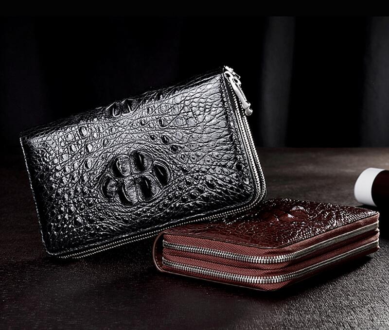 Double card holder Ostrich Leather - 