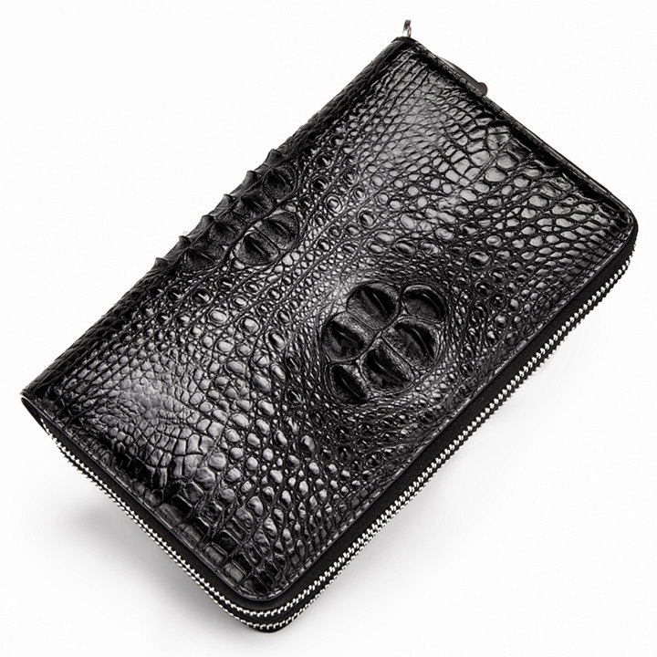 Crocodile card case wallet with Double G