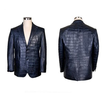 Exotic Alligator Skin Men’s Jacket-Exhibition