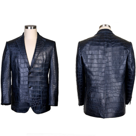 Exotic Alligator Skin Men’s Jacket-Exhibition