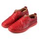 Snakeskin Shoes, Python Shoes for Men - Red