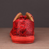 Snakeskin Shoes, Python Shoes for Men - Red-Details