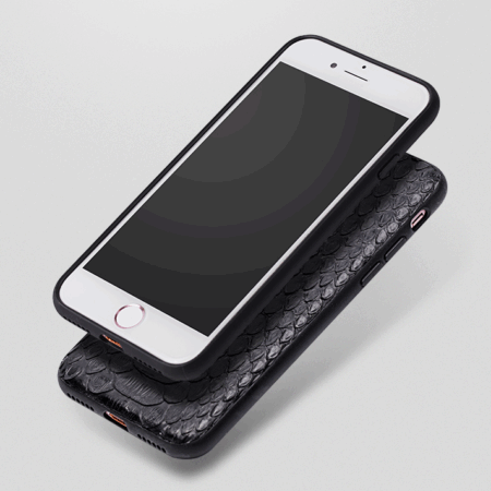 Black-Snakeskin iPhone 7 Case / iPhone 8 Case-1