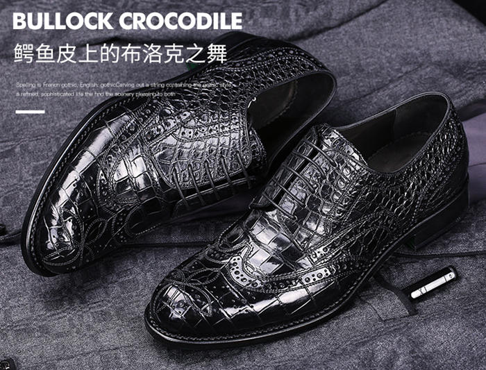 Alligator Shoes for Groom