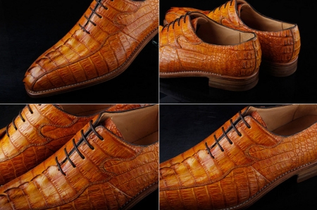 Casual Business Alligator Shoes for Men-Detail