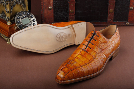 Casual Business Alligator Shoes for Men-Sole