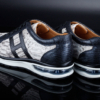 Genuine Snakeskin Air Sports Athletic Running Shoes-Heel